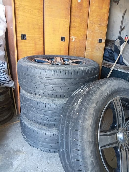 Продам диски с летней резиной r15