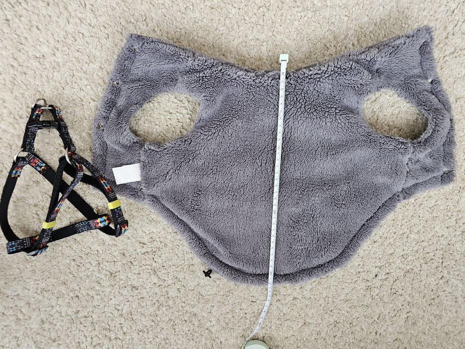 Lesa Flexi 2 caini (dubla) Flexi 5 m, haina si ham caine talie mica