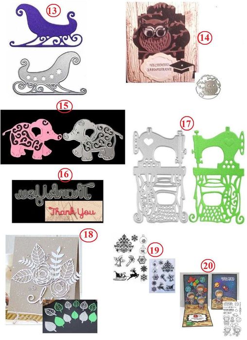 Продавам нови щанци за хартия и картон, и комплекти печати