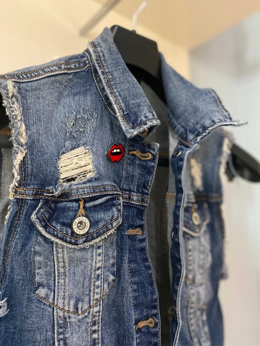 Дамско дънково яке, размер М