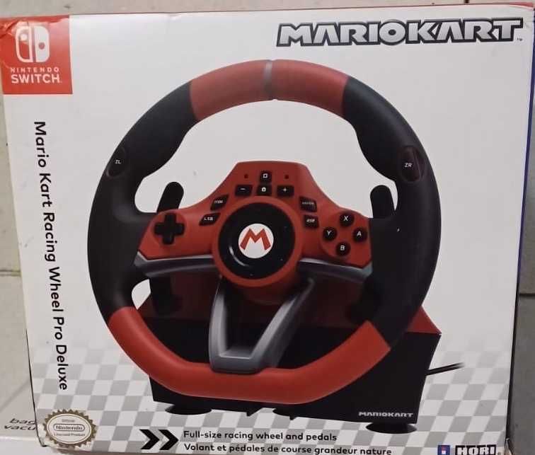 HORI Mario Kart Racing Wheel Pro Deluxe Nintendo Switch 2/Nintendo Oled/ Nintendo Switch/ PC