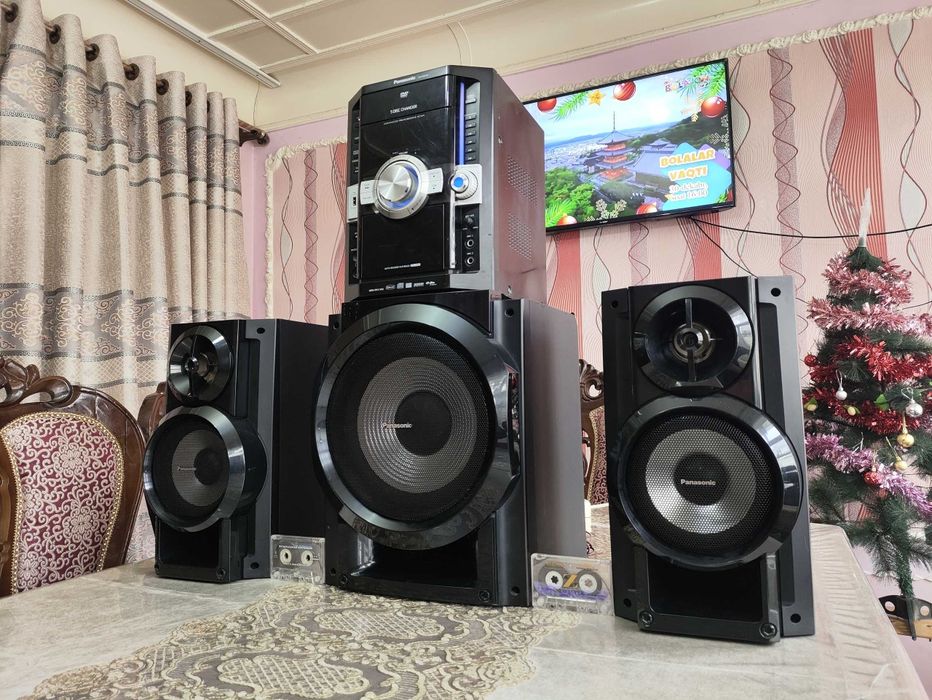 Orginal malaysia panasonic 2.1 subwooferli bass bomba