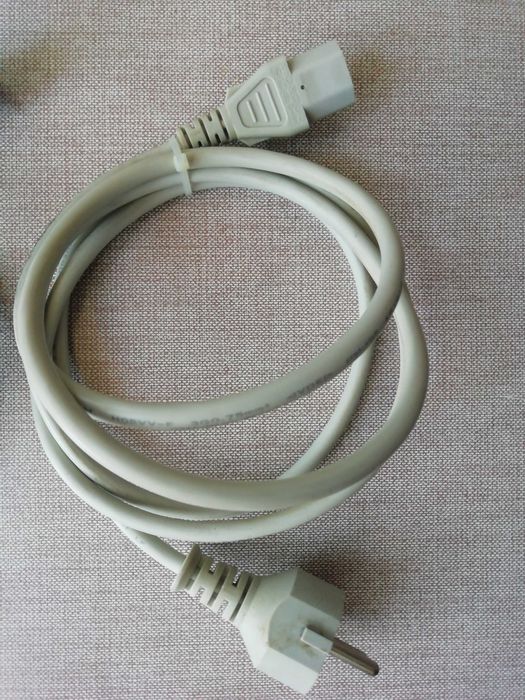 Кабел за монитор VGA(м) 3m + Захранващ Кабел