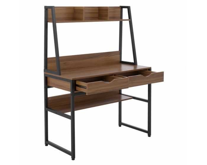 Бюро с библиотека и шкафове 100x48x139см - ΕΟ404 - Промоция !