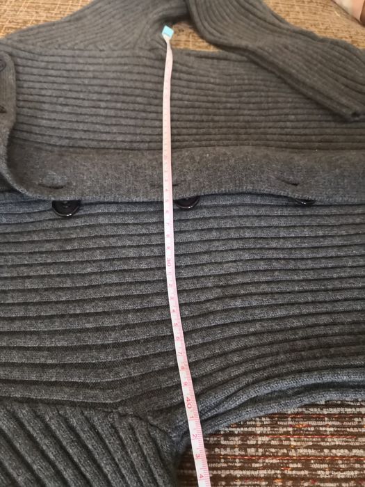 Jacheta cu fermoar lana 100%