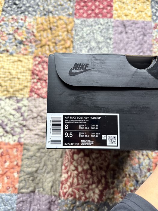 Supreme air max ecstasy plus sp white