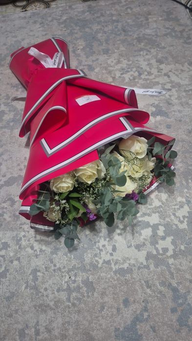Гүл, белые розы, Роза