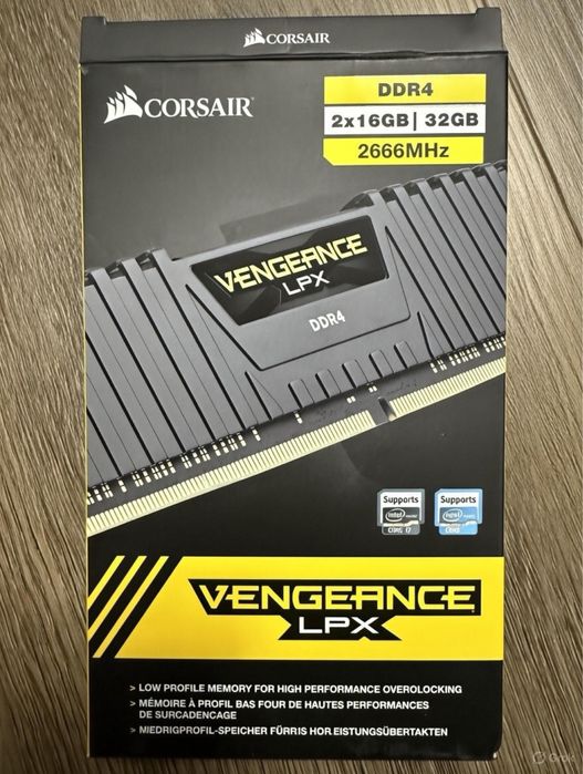 32GB RAM / 2x16 GB / Corsair / 2666 MHZ