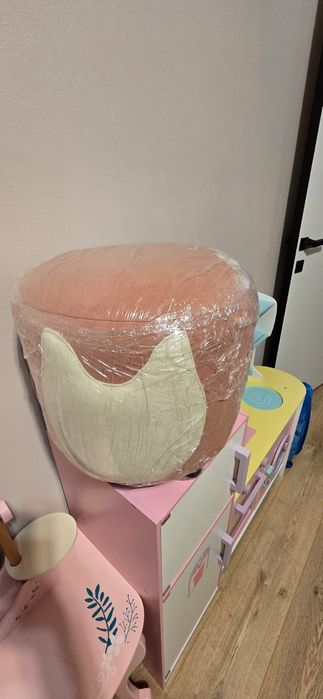 Продам детский пуф розовый кошечка
