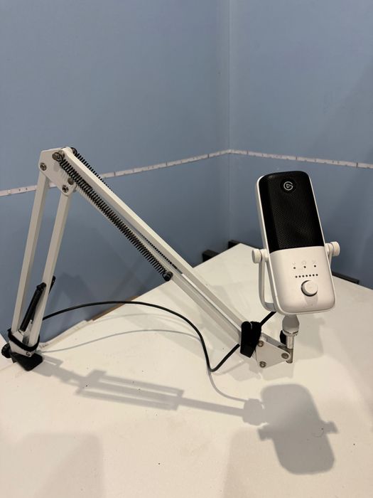 Elgato Wave:3 бял микрофон