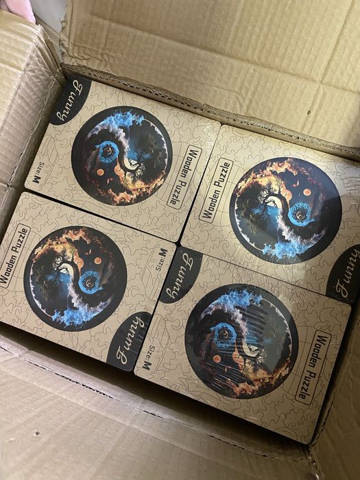 Дървени пъзели 200 парчета