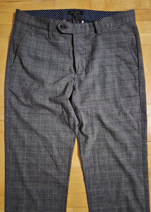 Pantaloni chino Ted Baker, TC8M GT09, Slim Fit Conici, Bărbați - 30R