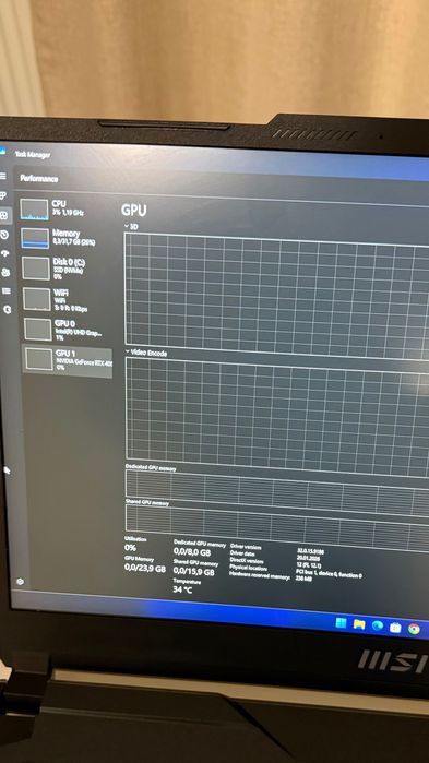 Laptop Gaming RTX 4060 8GB RAM 32GB