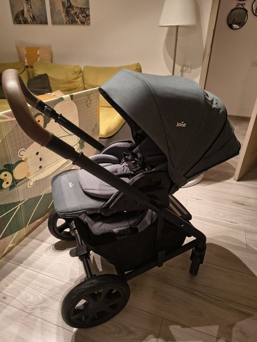 Carucior 3in1 JOIE A-Tour Chrome Dlx