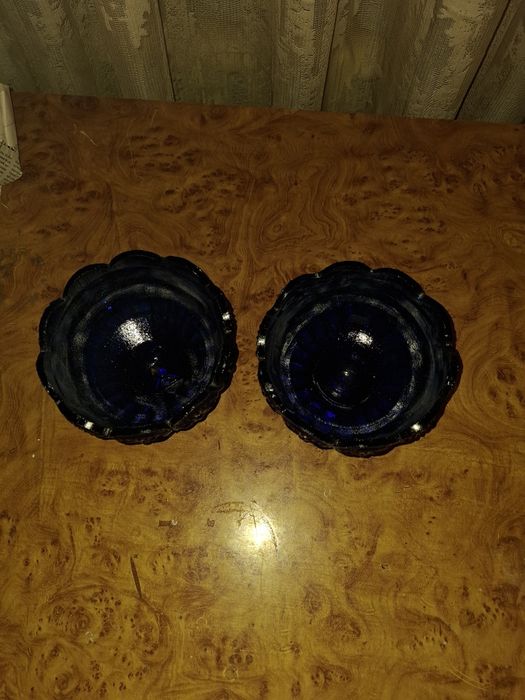 Советские конфетницы стеклянные