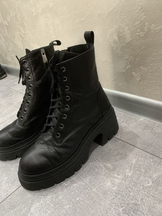 Дамски ботуши от естествена кожа