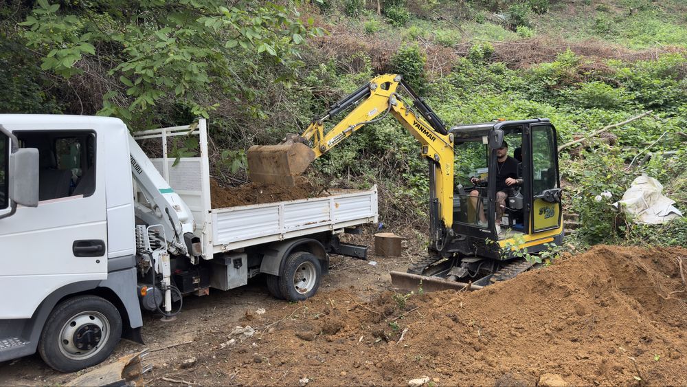 Prestari servicii, canalizari, fose septice, sapturi, drenaje,demolari