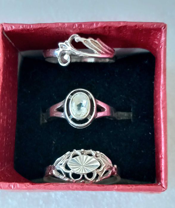 Нови сребърни пръстени