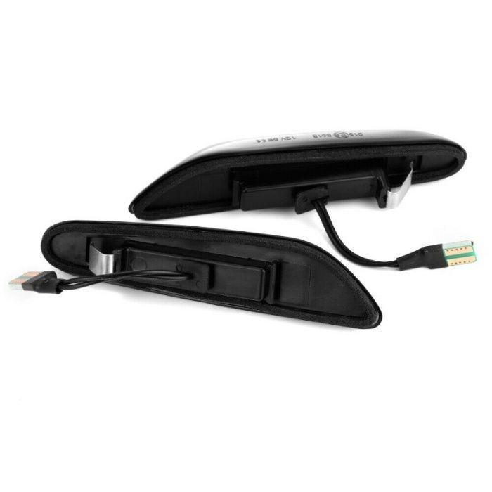 Диодни мигачи за калник BMW E46 (2001-2005) / E60 / E90 - опушени с бя