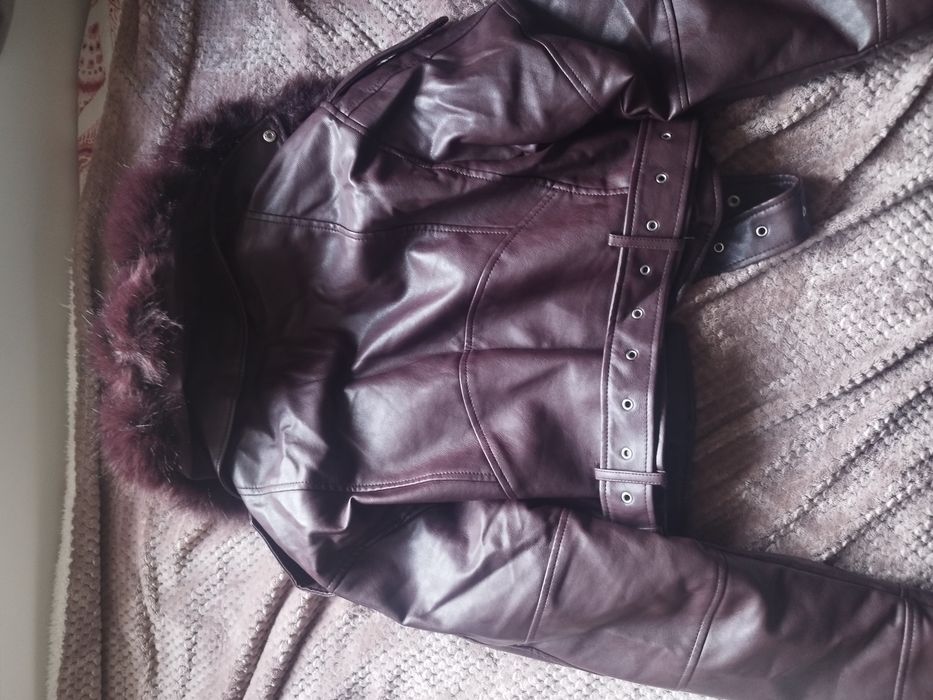 Дамско яке от еко кожа