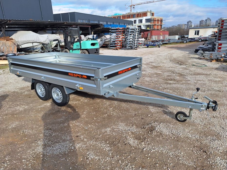 Ремарке O1 (750kg) с 4-странно отваряне RESPO 750P332T150 330x150cm