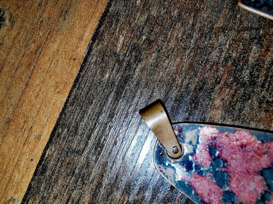 Бижу винтидж висулки емайлирано колие медно 50-60г. Хипи Яко за 3 бр.