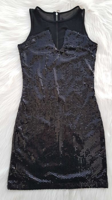 Дамска рокля с паети размер XS