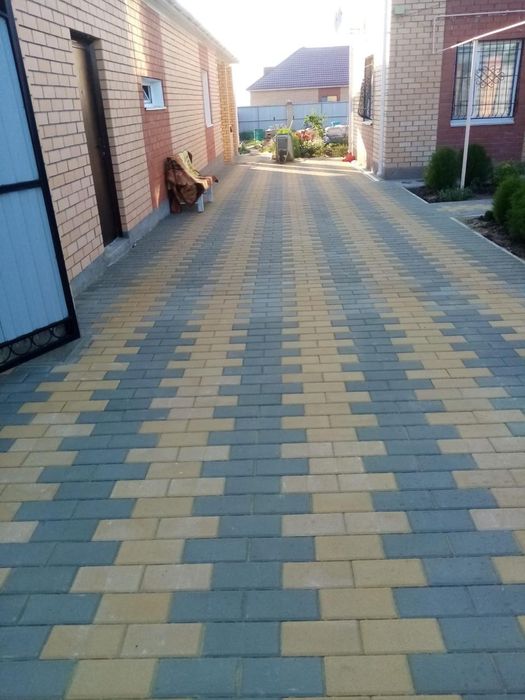 Укладка брусчатки