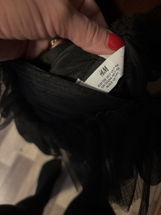 Rochie neagra, eleganta, H&M , marimea 128
