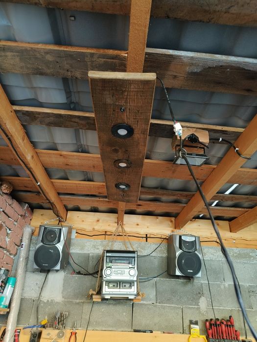 Дървен полилей !!!