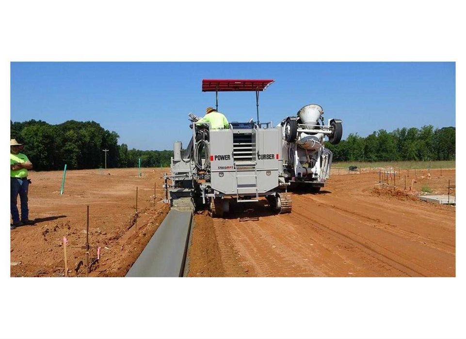 Бетоноукладчик Power Curbers 5700-D — бордюры и барьеры
