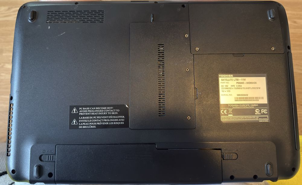 Laptop Toshiba L750-11W