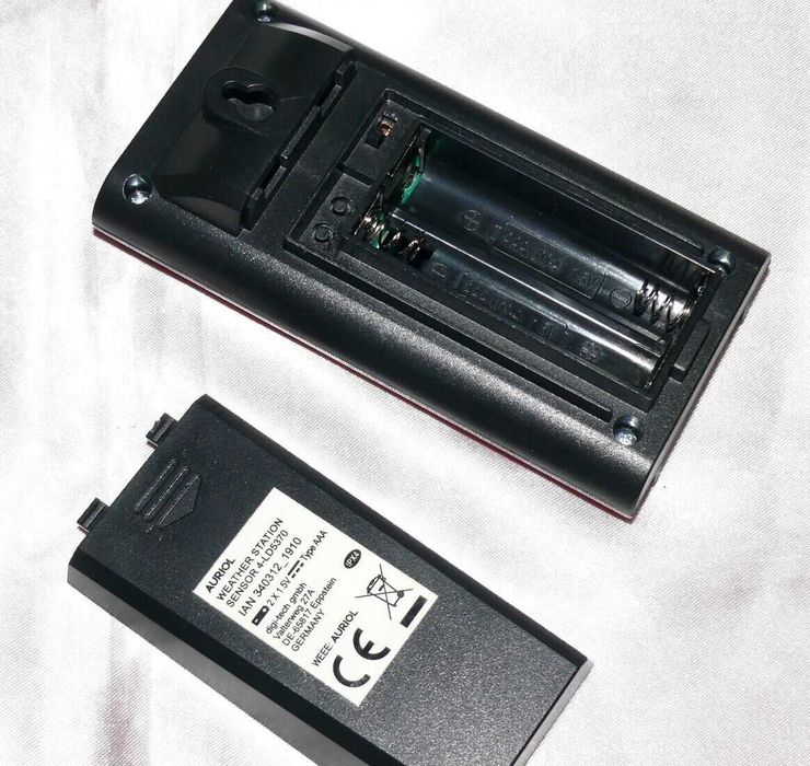 Ceas cu statie meteo interior exterior, termometru, umiditate, alarme