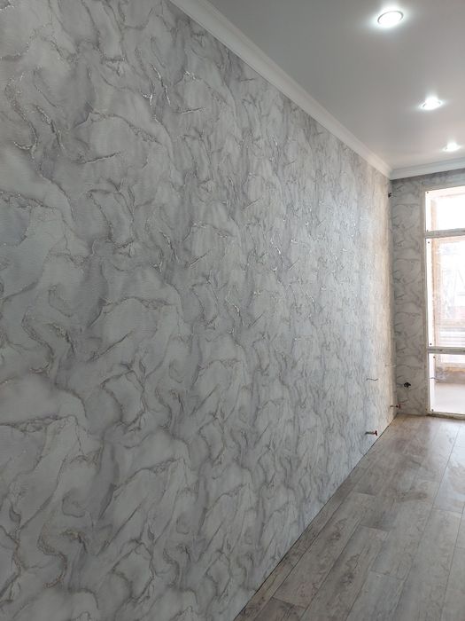 Поклейка обоев 900тгм²