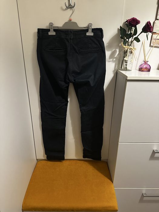 Pantaloni barbatesti bleumarin Bigotti mărimea 46 (potriviți pentru S)