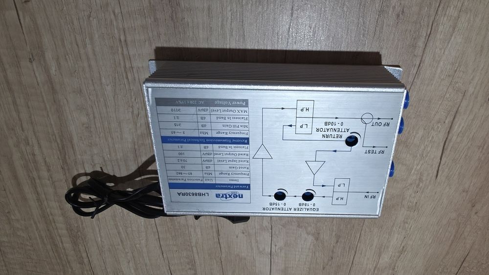 Amplificator / Egalizator RF Nextra LHB8630RA Nou - CATV 85-862 MH