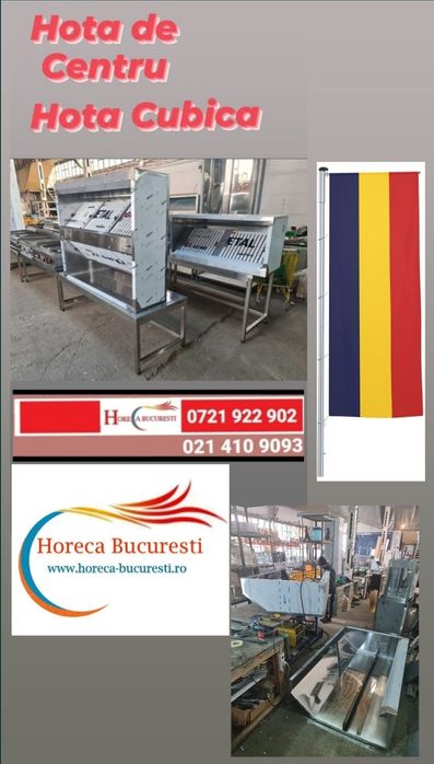 HOTA Inox Perete Centru/ FABRICA Horeca Bucuresti / HOTA Inox Cubica