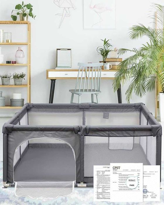 НОВА! 120х180см. Голяма кошара за игра/ преграда ограда заграждение