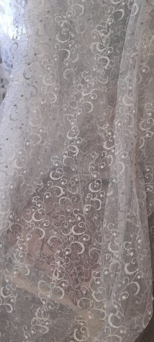 Продам тюли , ламбрикен , ткань для матрасика