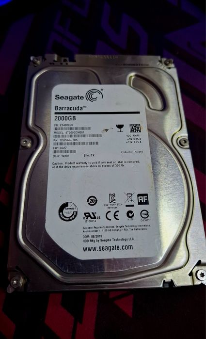 Продам жёсткий диск 2TB
