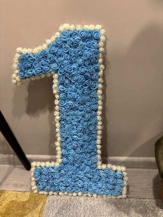 Украса за рожден ден 1 годинка цифра