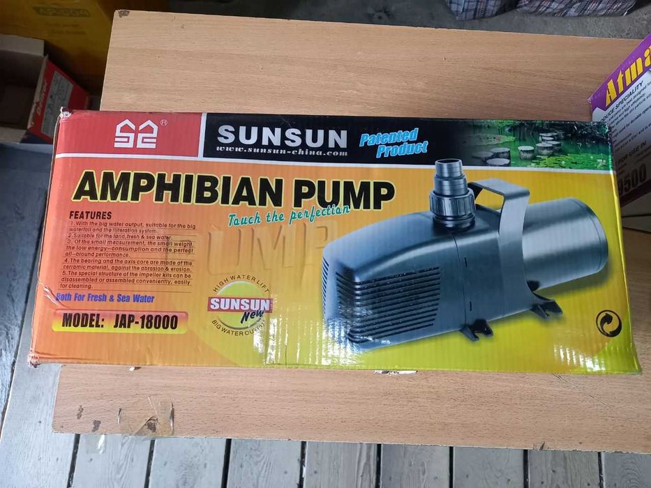 мощный насос для бассейна аквариума пруда помпа подводная SunSun atman