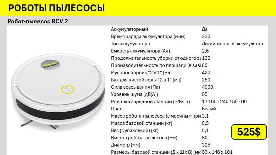 Робот-пылесос с влажной уборкой | Мощный | Новый