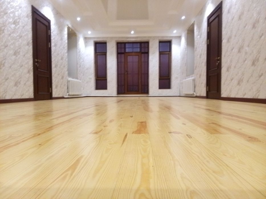 Шлифовка и лакировка деревянные полы и лестницы!