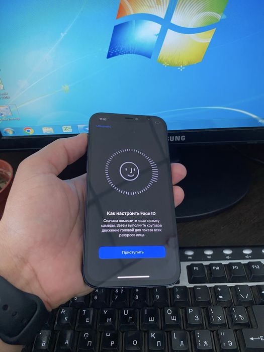 Iphone 12 64 gb ekran alishgan