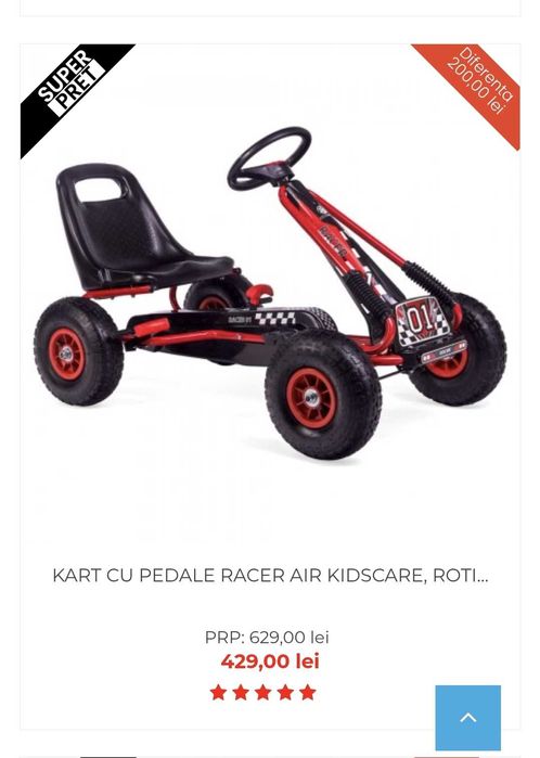 Kart pedale Kidscare