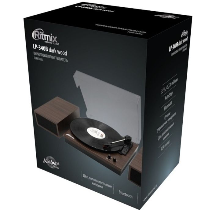 Виниловый проигрыватель Ritmix LP-340B