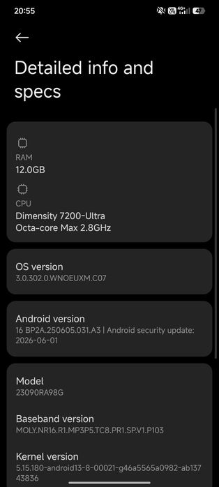 Xiaomi Redmi Note 13 Pro+, 12GB RAM, 512GB ROM