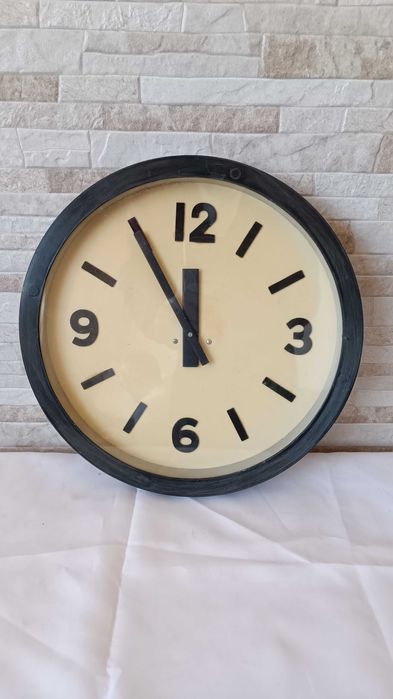 Стар стенен часовник - Радиосинхрон - България - Антика - 1970"