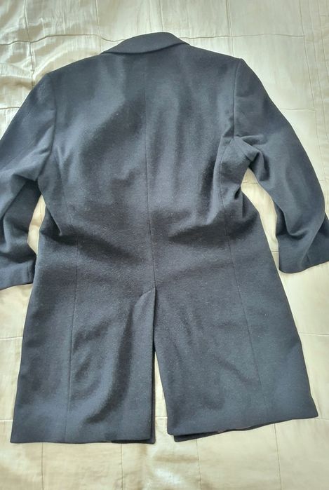 Palton bărbați Carl Gross Pure Cashmere, L XL gri inchis, elegant, călduros Lanificio Nesti Onelio